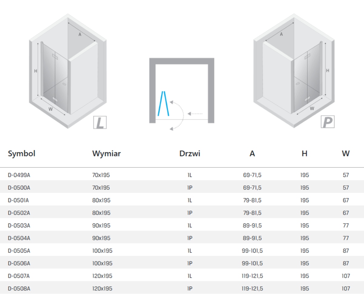 New Trendy new soleo kabina prysznicowa